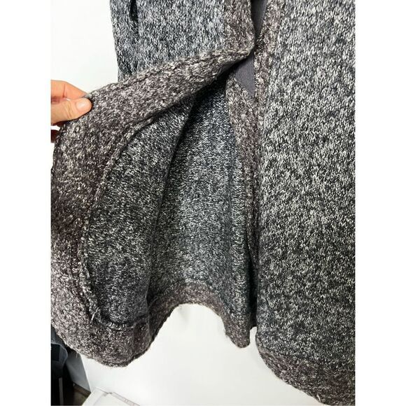 PrAna Angelica Duster Gray Woven Knit Sweater Jacket Coat - Picture 7 of 14